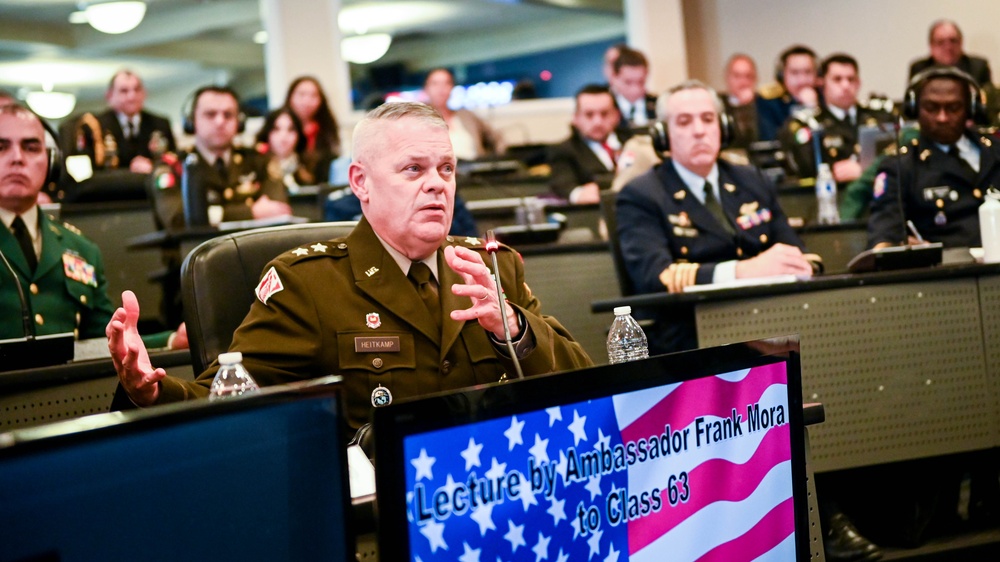 U.S. Ambassador to the Organization of American States Addresses Class 63 Students at Inter-American Defense College