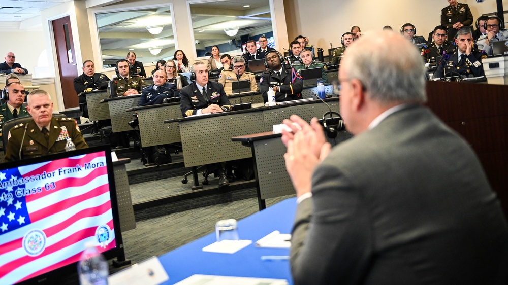 U.S. Ambassador to the Organization of American States Addresses Class 63 Students at Inter-American Defense College