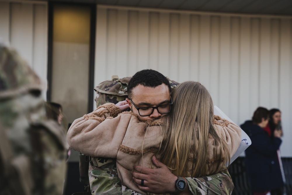 134th Airborne Infantry Regiment soldiers welcomed home after yearlong deployment in the Horn of Africa