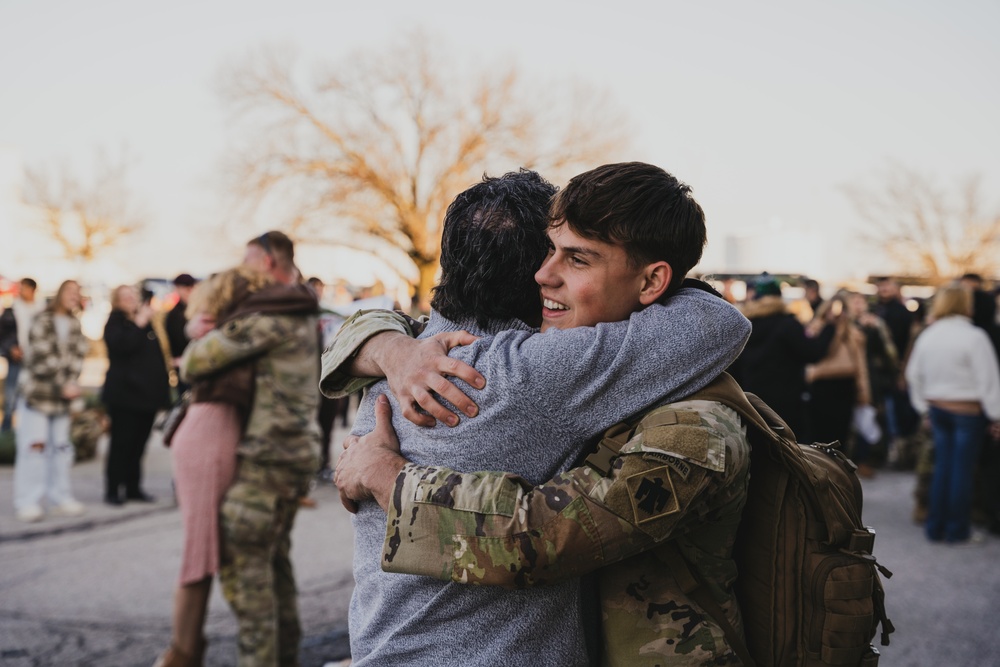 134th Airborne Infantry Regiment soldiers welcomed home after yearlong deployment in the Horn of Africa