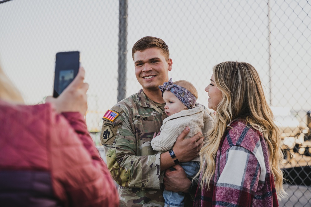 134th Airborne Infantry Regiment soldiers welcomed home after yearlong deployment in the Horn of Africa