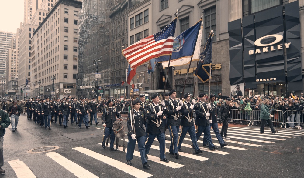 69th Infantry Leads World's Largest St. Patrick's Day Parade