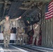 Airmen load AFCENT C-130s with humanitarian aid bound for Gaza