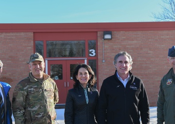 North Dakota Governor and Lieutenant Governor visit Grand Forks Air Force Base