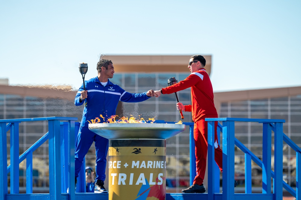 Air Force, Marine Corps Trials 2024 opening ceremony at Nellis AFB