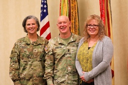 Color guard rehearsal