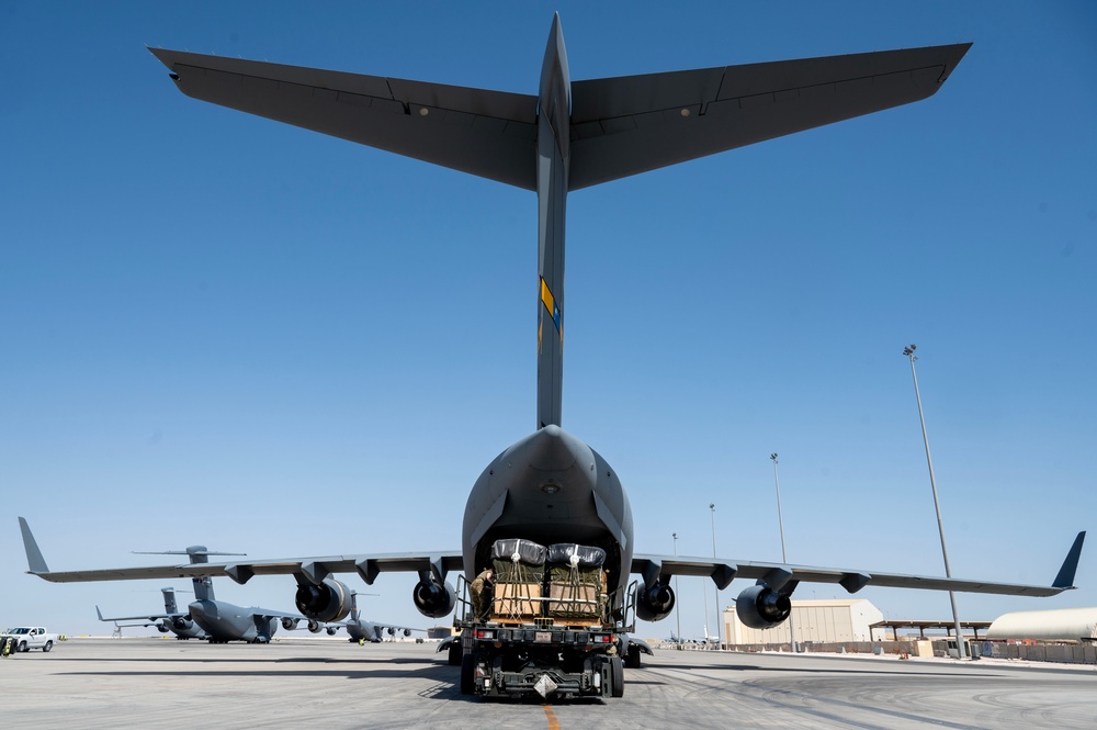 AFCENT deploys AMC C-17s to enhance humanitarian airdrops into Gaza