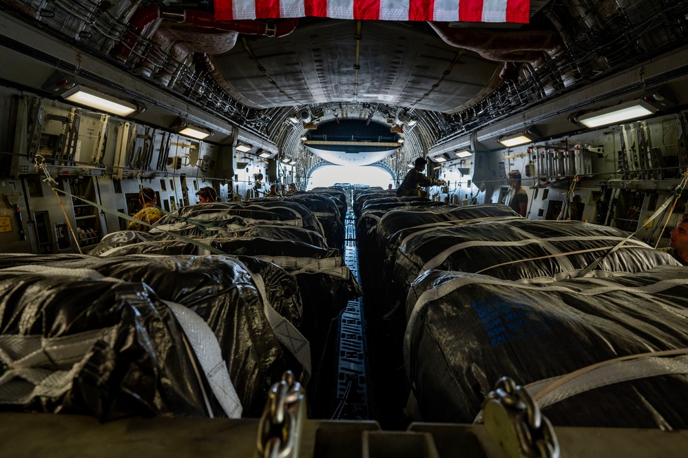 AFCENT deploys AMC C-17s to enhance humanitarian airdrops into Gaza