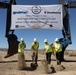 The Combat Center hosted a groundbreaking ceremony for a new Wastewater Treatment Plant