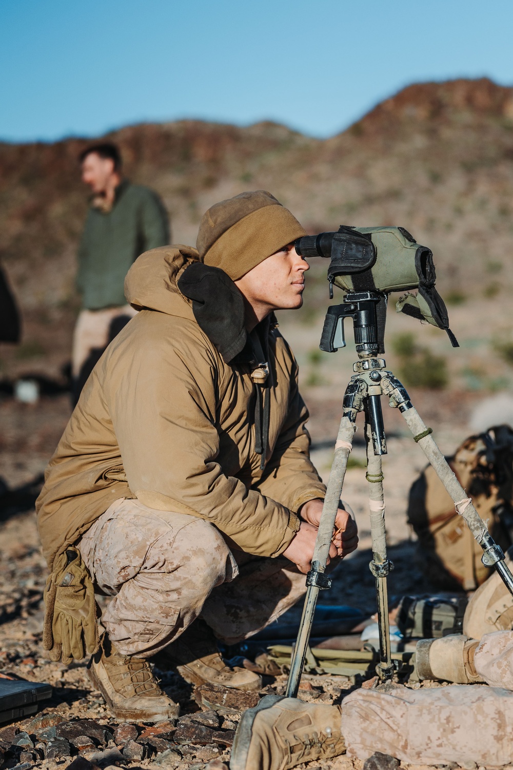 V26 Marines conduct a sniper marksmanship course as part of SLTE 2-24