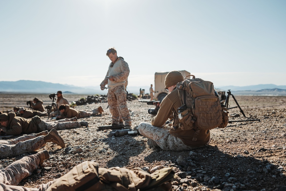 V26 Marines conduct a sniper marksmanship course as part of SLTE 2-24