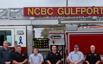 NCBC Gulfport Fire and Emergency Services named U.S. Navy Small Fire Department of the Year
