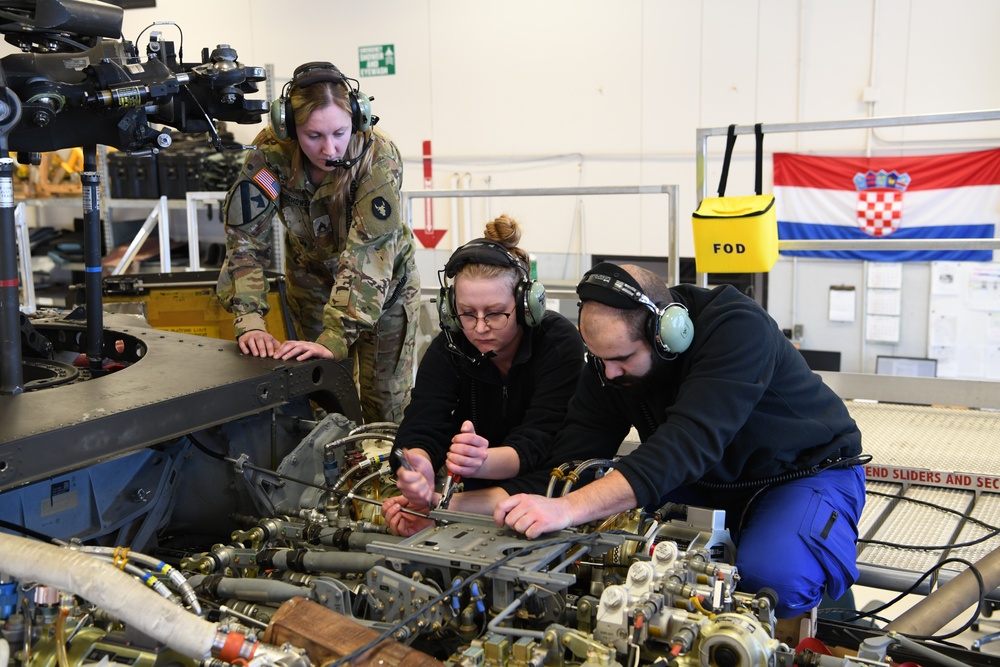 834th ASB Croatian Maintenance Training