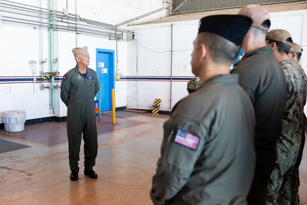 VADM Cheever Visits HSC-28