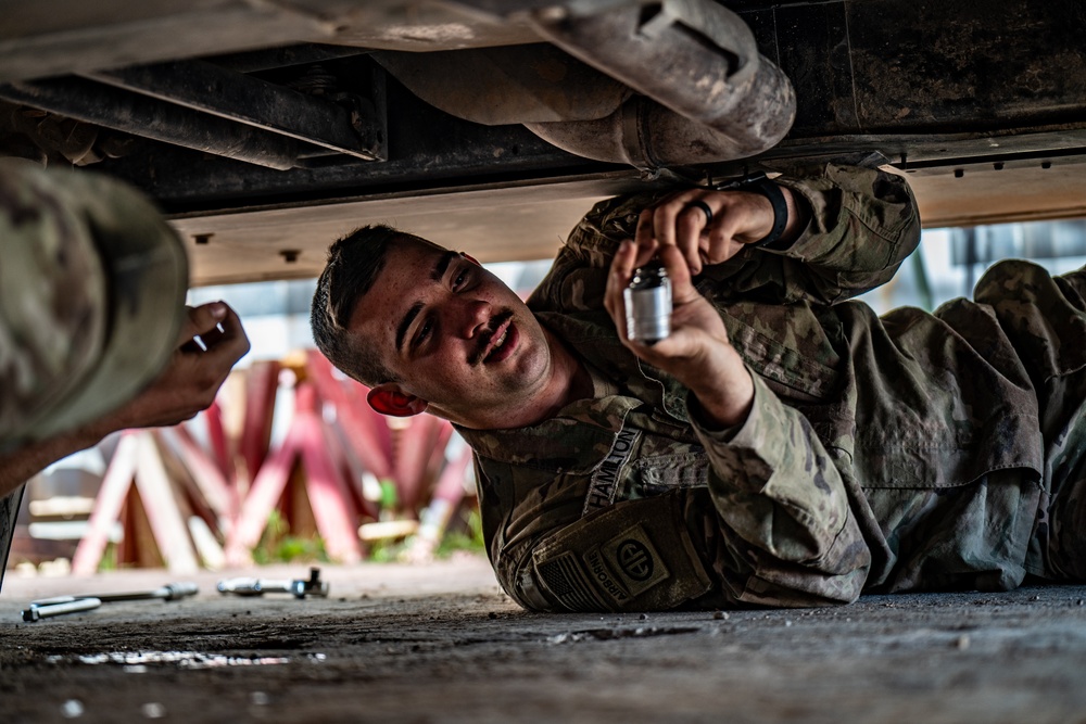 82nd CAB Wheeled Vehicle Mechanics