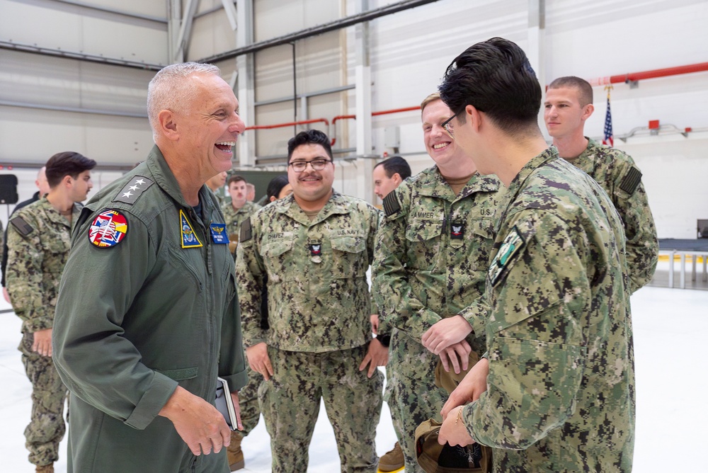 VADM Cheever meets Sailors