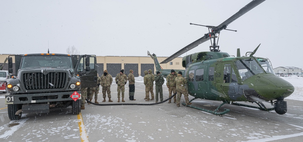 Fueling the fleet: 5th Logistics Readiness Squadron keeps Minot AFB helicopters in the air