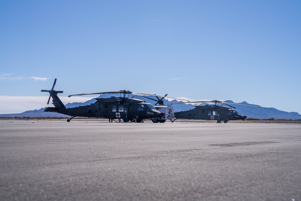 HH-60M Black Hawks refuels at Deming