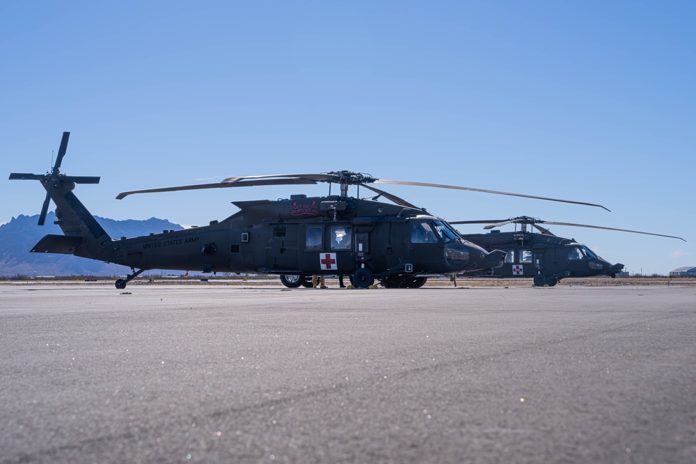 HH-60M Black Hawks refuels at Deming