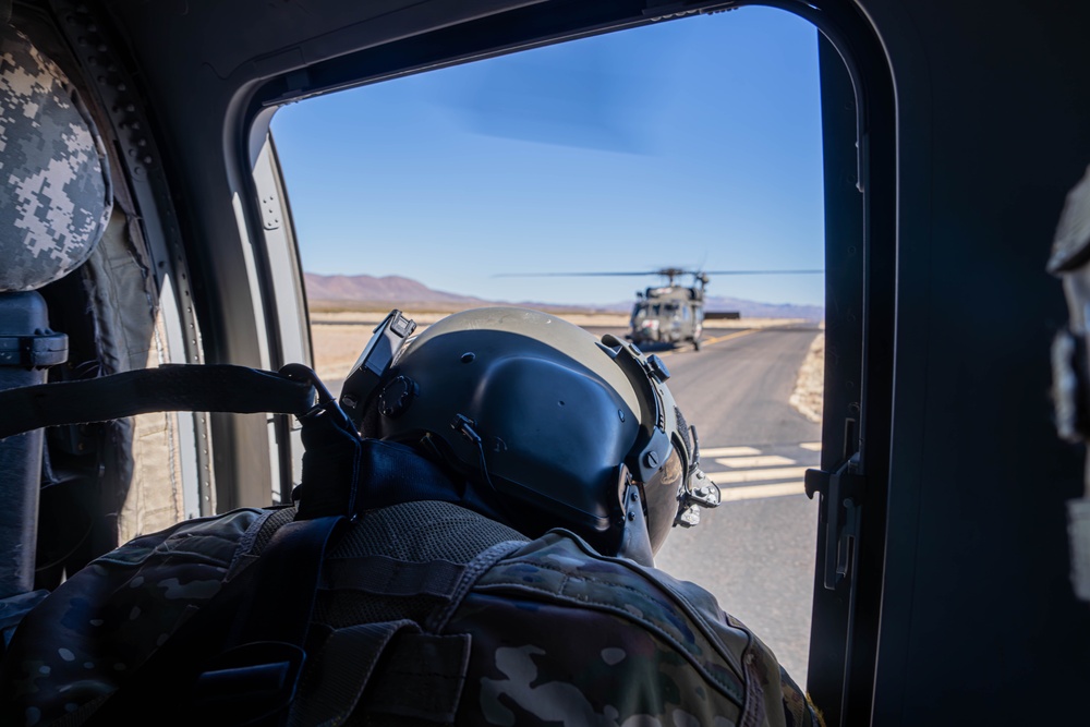 DVIDS - Images - U.S. Army Flight Medic scans runway [Image 8 of 10]