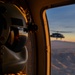 U.S. Army Flight Medic scans horizon