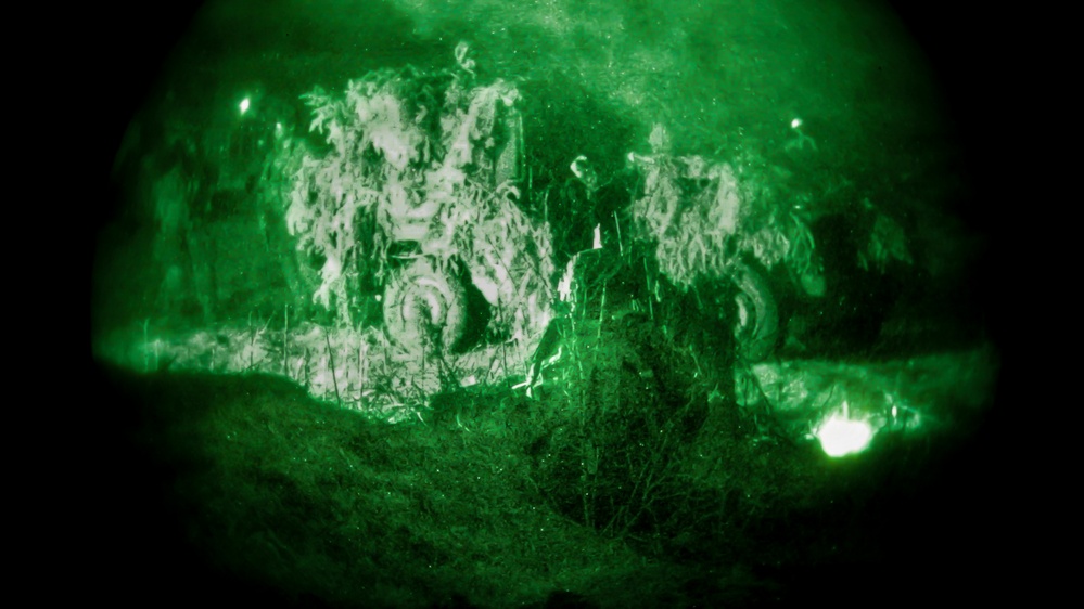 Panzergrenadier Batallion Soldiers Conduct Night Operations