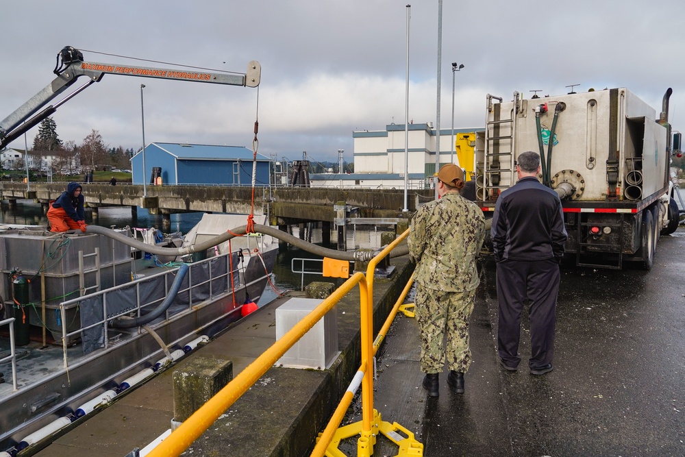 NUWC Division Keyport assists Coho Salmon transfer