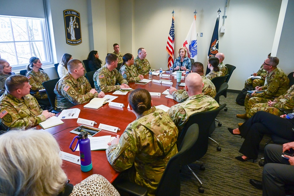 Secretary of the Army visits newly established Office of Special Trial Counsel