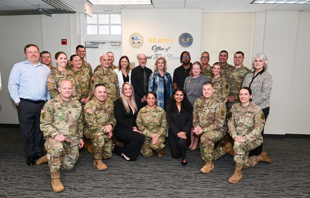 Secretary of the Army visits newly established Office of Special Trial Counsel