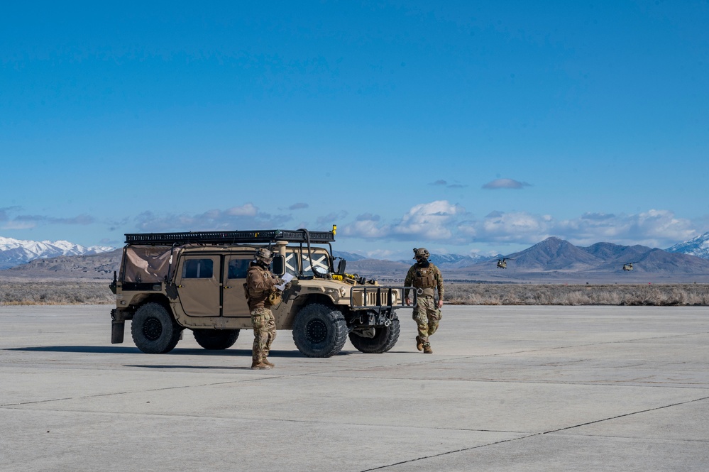 CH-47 sling load training during Emerald Warrior 24 (EW24)