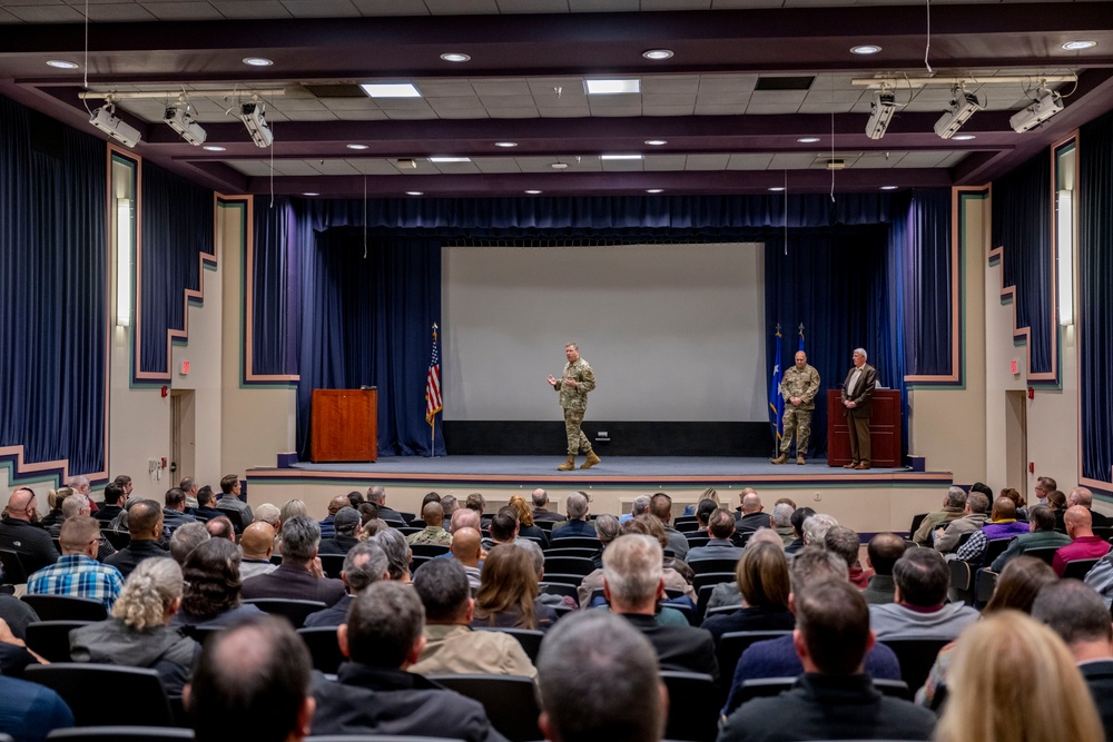 AFSOC Leadership Holds Town Hall for Civilian Personnel