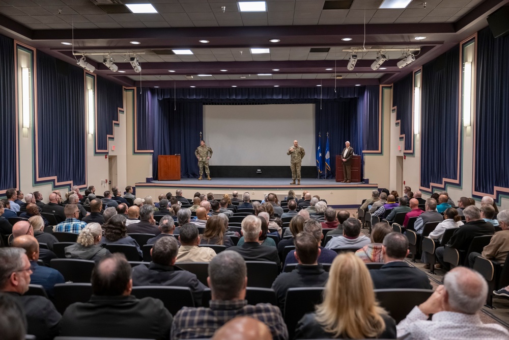 AFSOC Leadership Holds Town Hall for Civilian Personnel