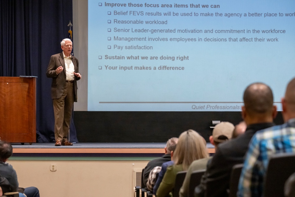 AFSOC Leadership Holds Town Hall for Civilian Personnel