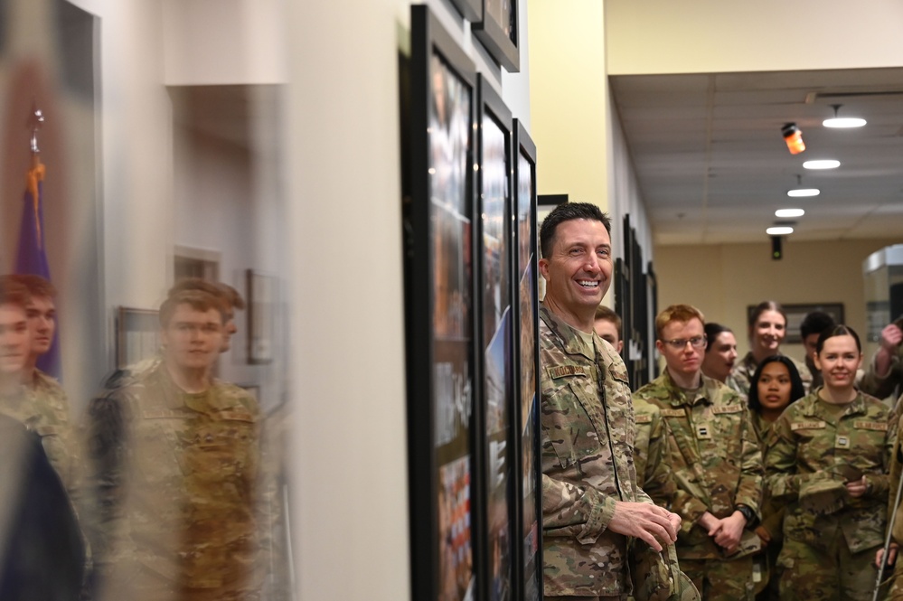 Air Force ROTC cadets visit JBAB