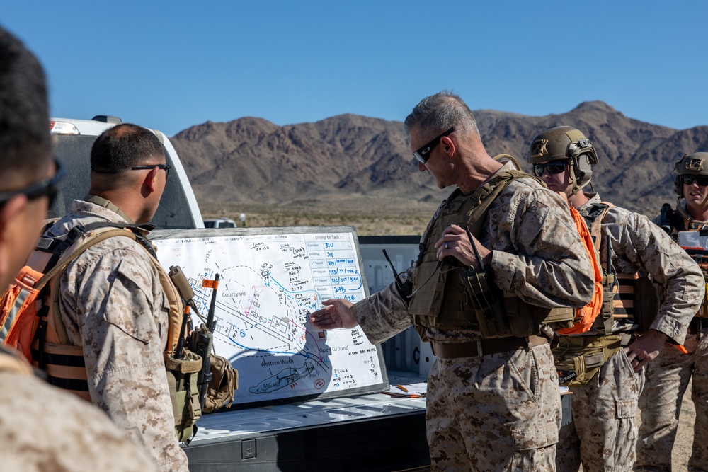 Marines with V26 conduct defensive operations during ITX for SLTE 2-24