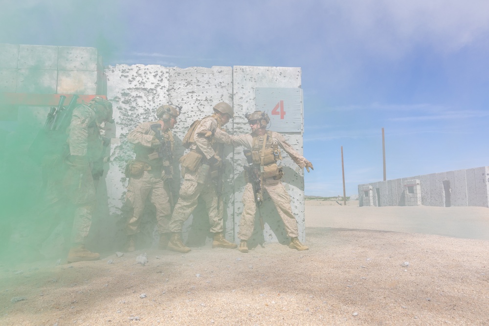 Marines with V26 conduct defensive operations during ITX for SLTE 2-24