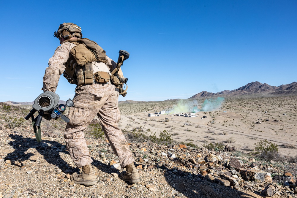 Marines with V26 conduct defensive operations during ITX for SLTE 2-24