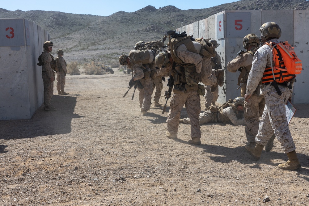 Marines with V26 conduct defensive operations during ITX for SLTE 2-24