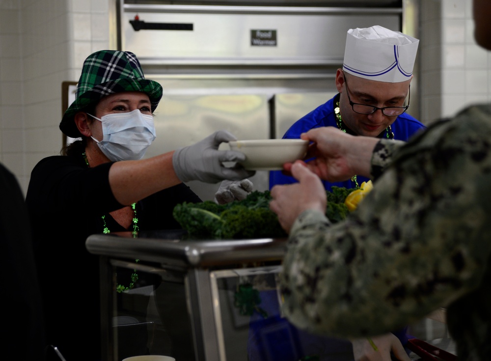 St. Patrick's Day Meal at NMRTC San Diego