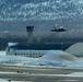 F-22 Raptors fly over JBER