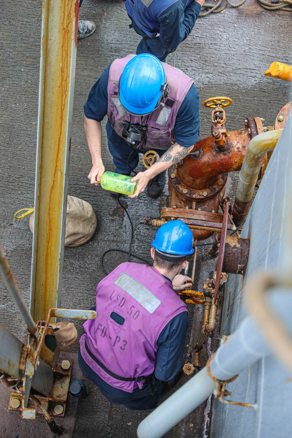 USS Carter Hall (LSD 50) Conducts Replenishment-at-Sea, March 10, 2024