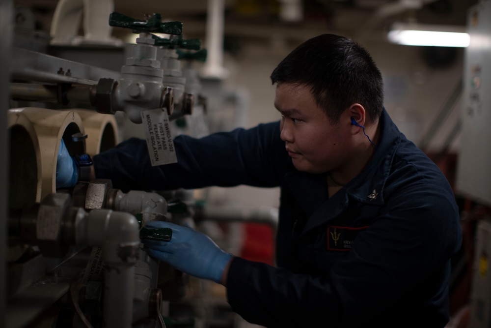 USS Tripoli Reverse Osmosis Membrane Installation