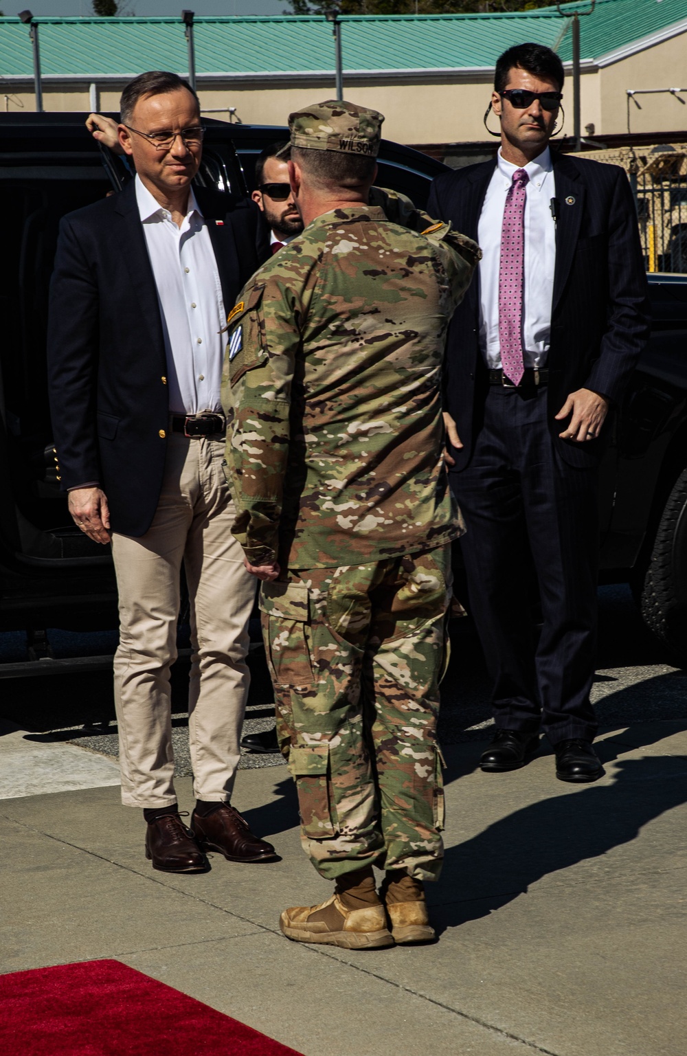 Polish President Andzrej Duda visits Fort Stewart