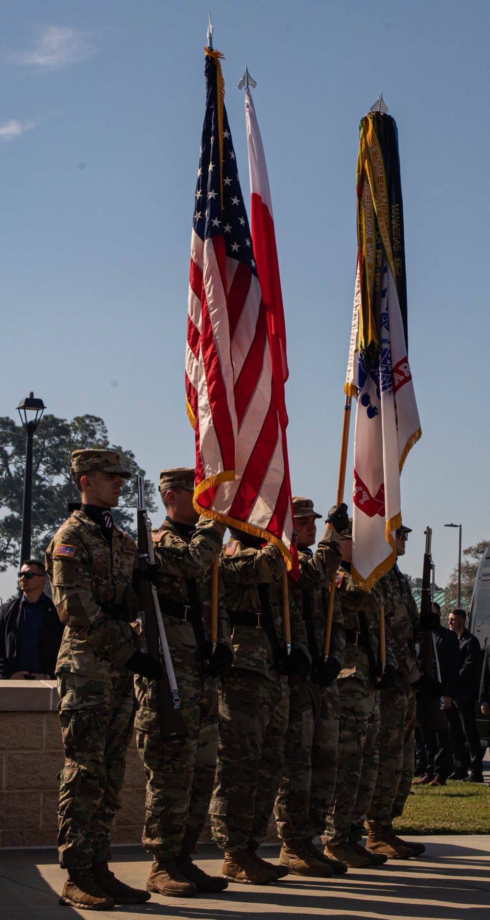 Polish President Andrzej Duda visits Fort Stewart