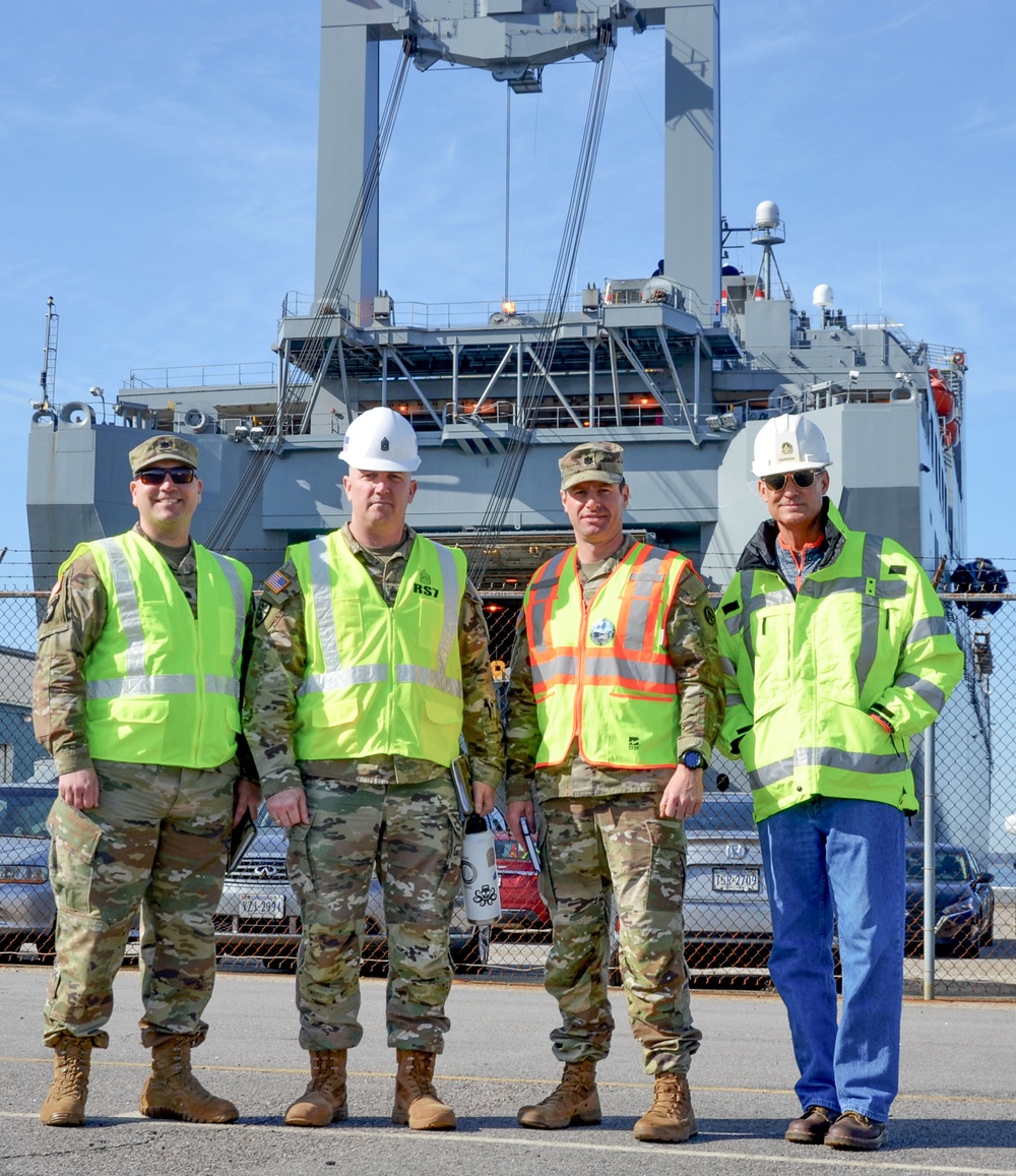 Logistics officers, Transportation NCOs, lead joint operation at strategic military port