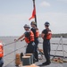 U.S. Coast Guard Cutter Harriet Lane departs Cairns, Australia