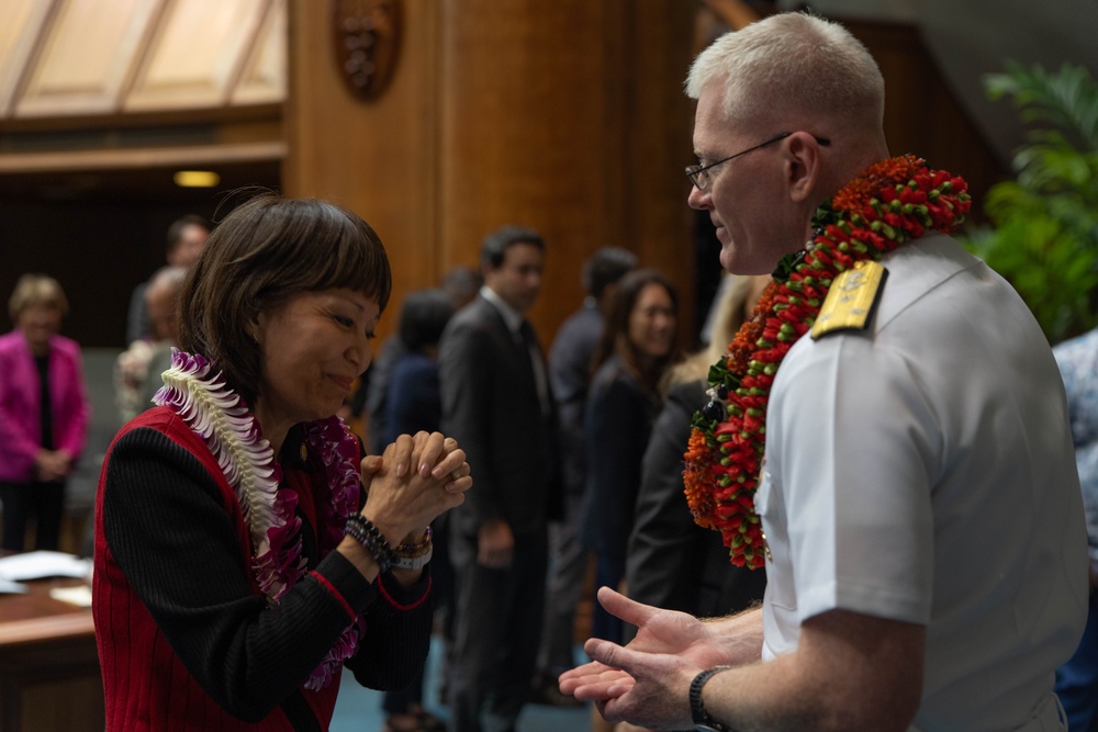 Joint Task Force-Red Hill Receives Honors from Hawaii State Legislature for the Successful Defueling of the Red Hill Bulk Fuel Storage Facility