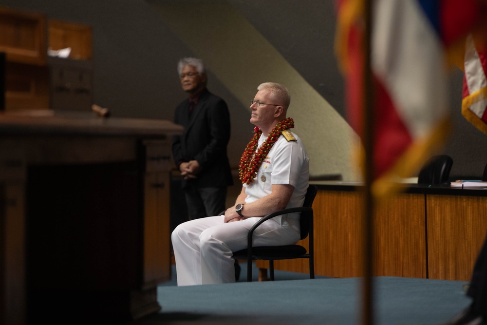 Joint Task Force-Red Hill Receives Honors from Hawaii State Legislature for the Successful Defueling of the Red Hill Bulk Fuel Storage Facility