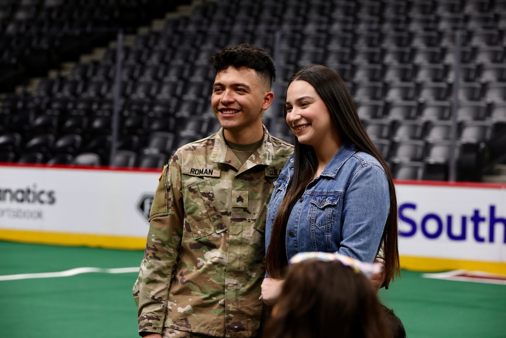 Sgt. Xavier Roman Re-Enlistment