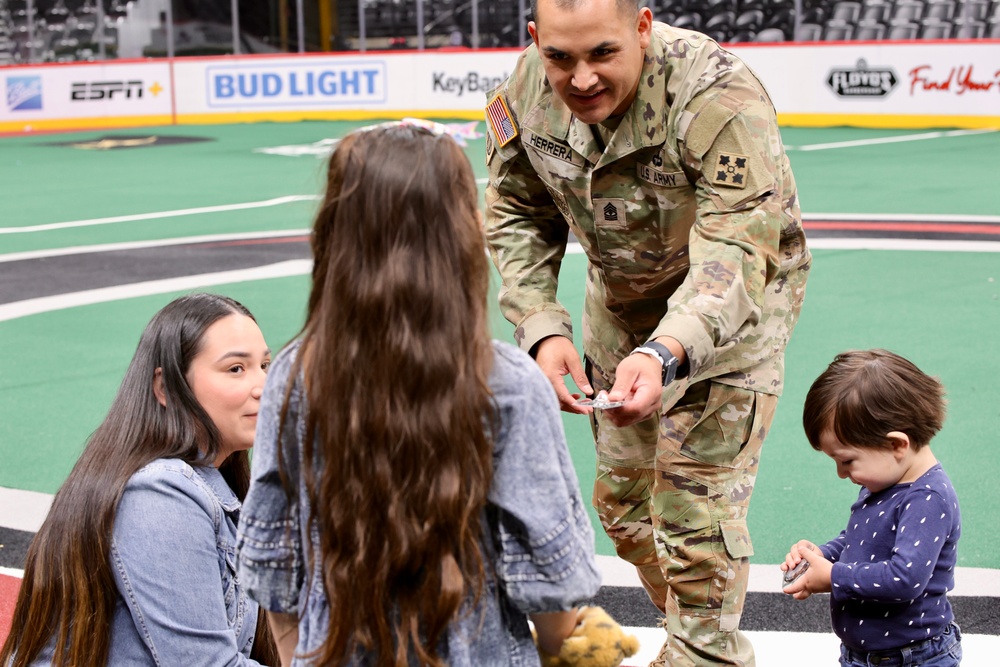 Sgt. Xavier Roman Re-Enlistment